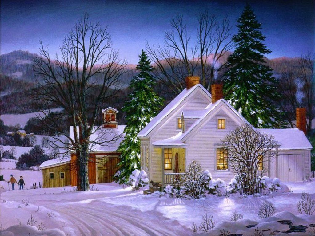 paysage noel